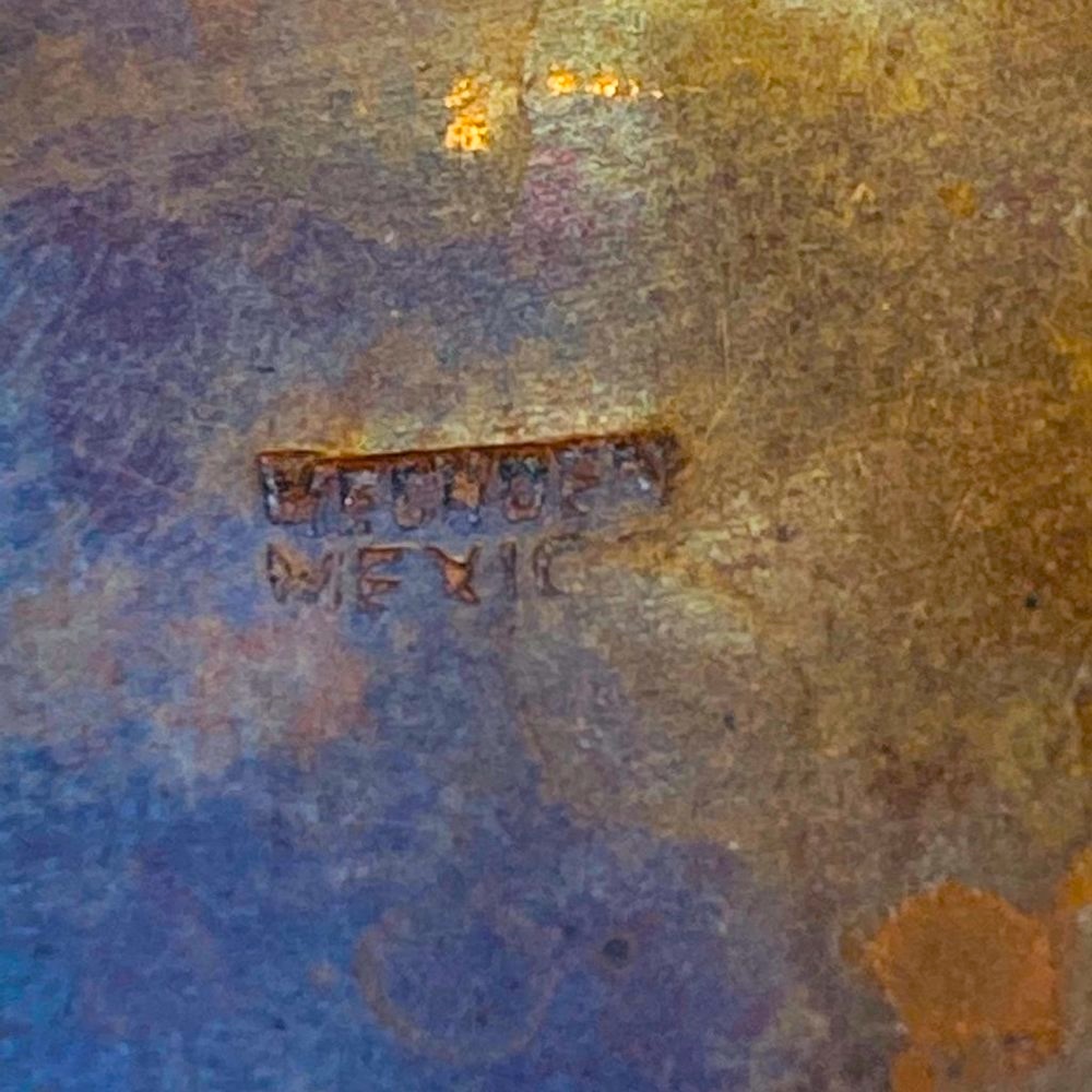 Vintage Luciano Mechoen Mexican Cuff Bras Bracelet - Picture 10 of 16